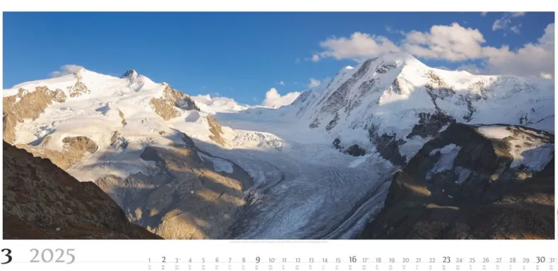 Weingarten Alpenpanorama Kalender 2025