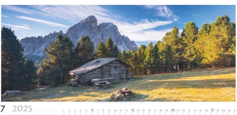 Weingarten Alpenpanorama Kalender 2025