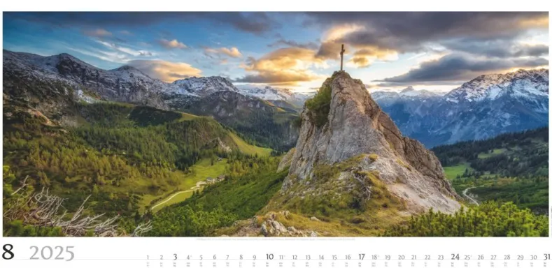 Weingarten Alpenpanorama Kalender 2025