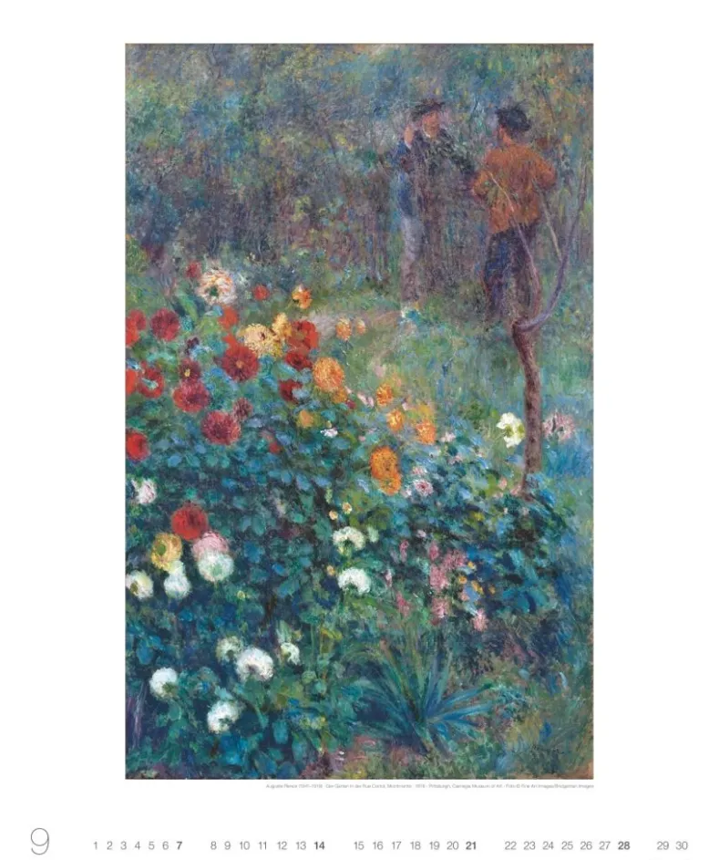 Weingarten Auguste Renoir Edition Kalender 2025