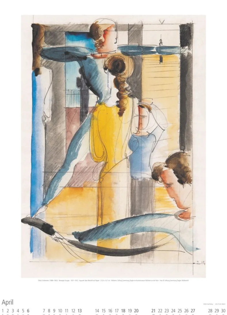 Weingarten Bauhaus Kalender 2025
