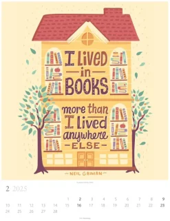 Weingarten Book Love Kalender 2025
