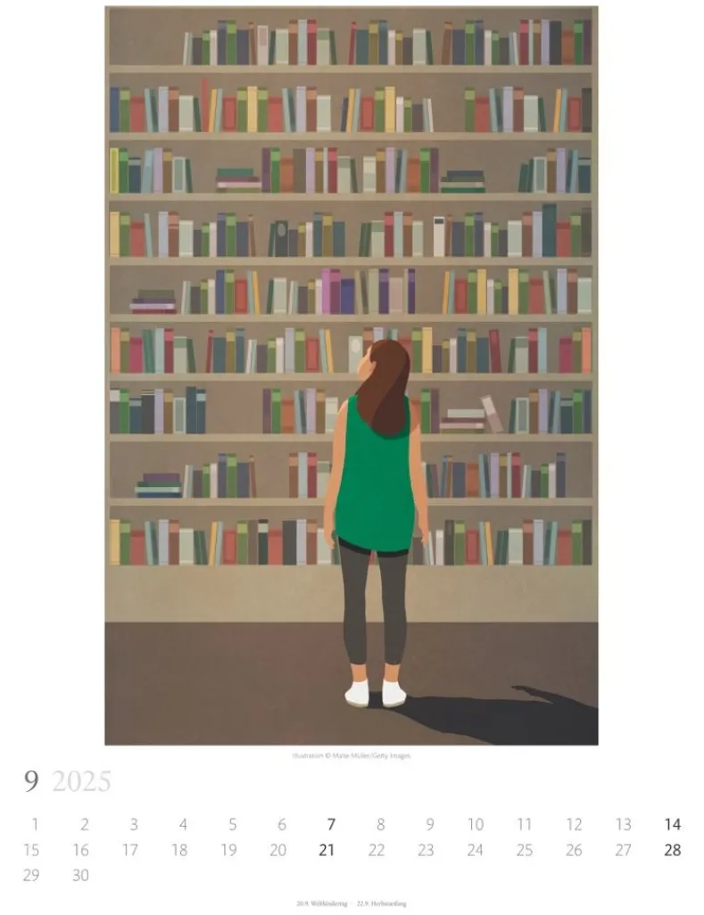 Weingarten Book Love Kalender 2025