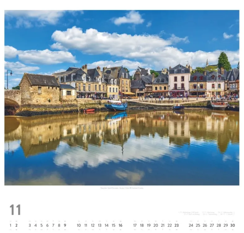 Weingarten Bretagne Kalender 2025