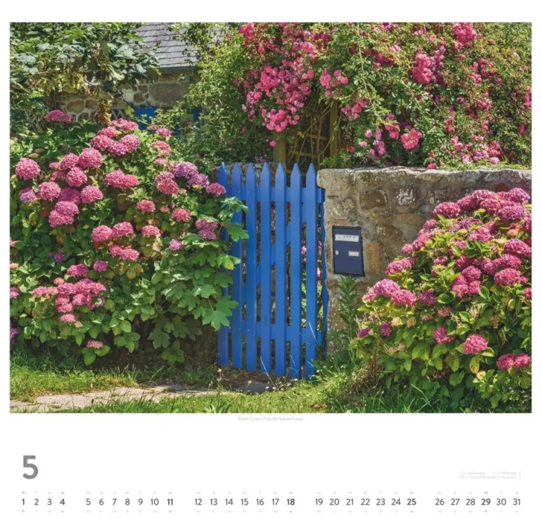 Weingarten Bretagne Kalender 2025