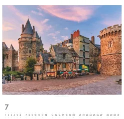 Weingarten Bretagne Kalender 2025