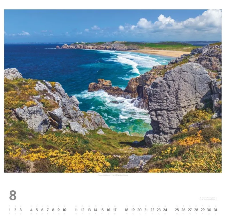 Weingarten Bretagne Kalender 2025