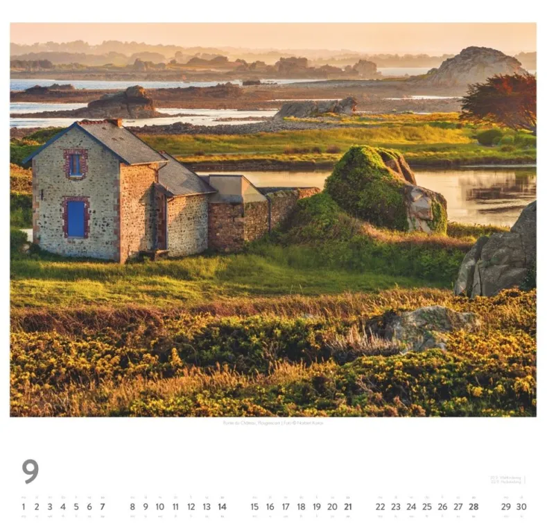 Weingarten Bretagne Kalender 2025