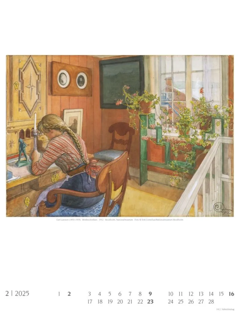 Weingarten Carl Larsson Kalender 2025