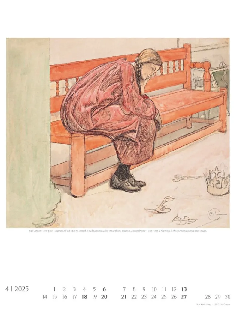 Weingarten Carl Larsson Kalender 2025