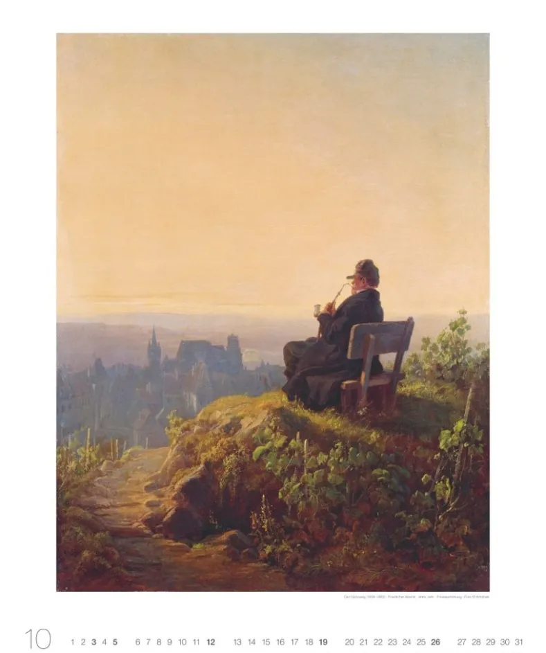 Weingarten Carl Spitzweg Edition Kalender 2025