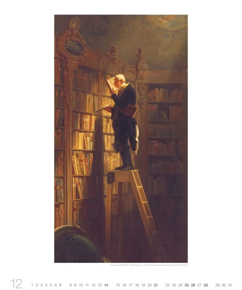 Weingarten Carl Spitzweg Edition Kalender 2025