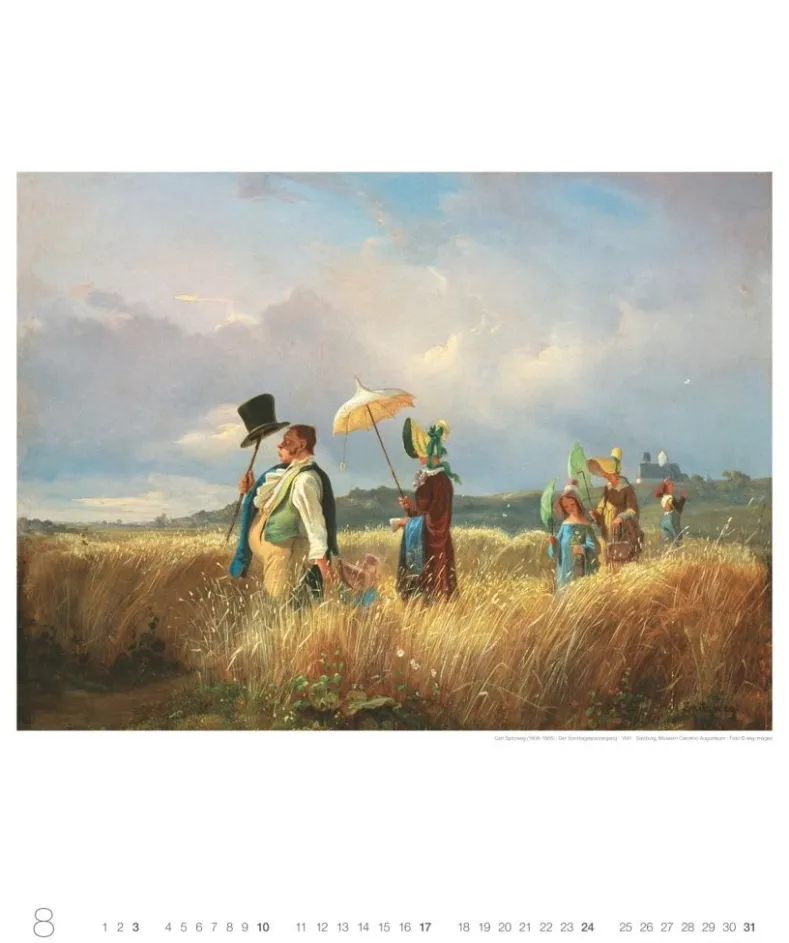 Weingarten Carl Spitzweg Edition Kalender 2025