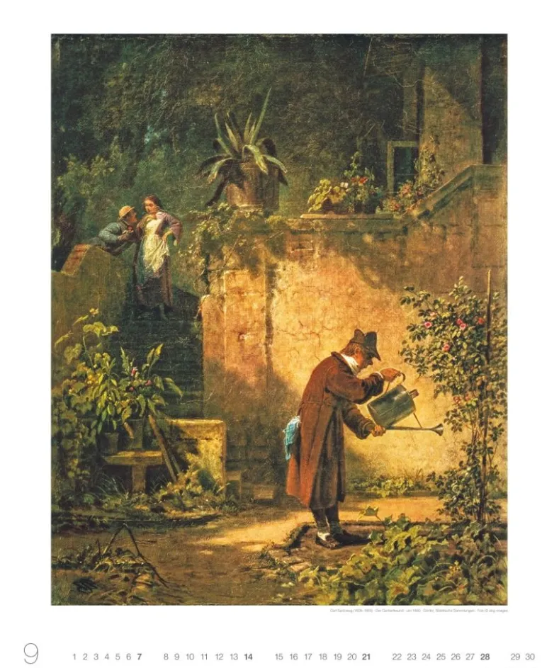 Weingarten Carl Spitzweg Edition Kalender 2025