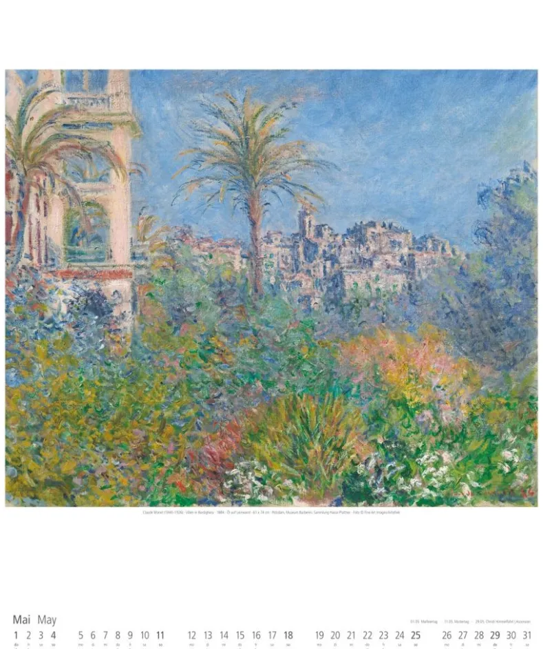 Weingarten Claude Monet Im Garten Kalender 2025