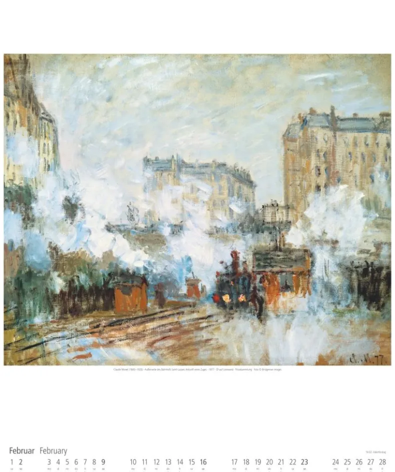 Weingarten Claude Monet Kalender 2025