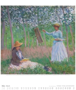 Weingarten Claude Monet Kalender 2025