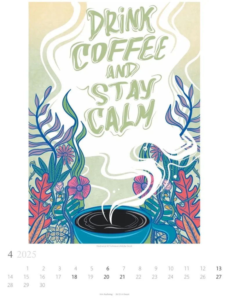 Weingarten Coffee Love Kalender 2025