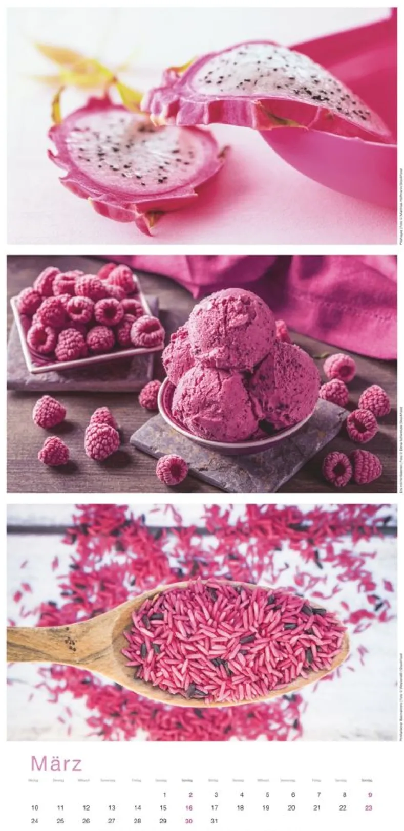 Weingarten Colours Of Food Kalender 2025