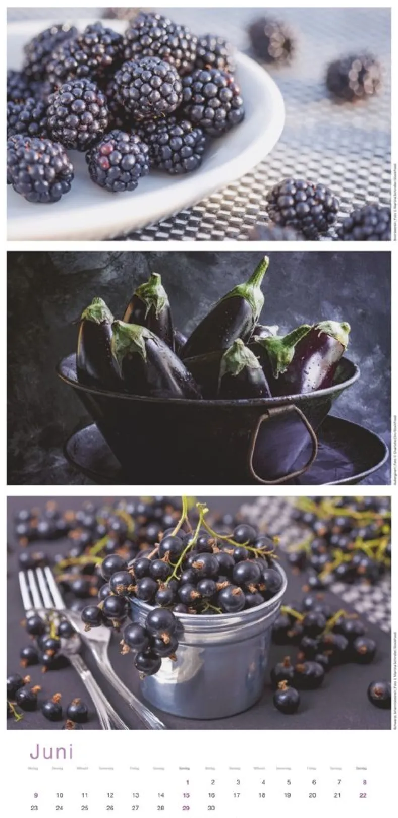 Weingarten Colours Of Food Kalender 2025