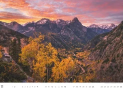 Weingarten Die Berge Kalender 2025