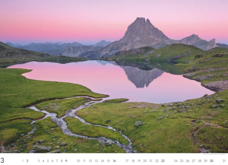 Weingarten Die Berge Kalender 2025