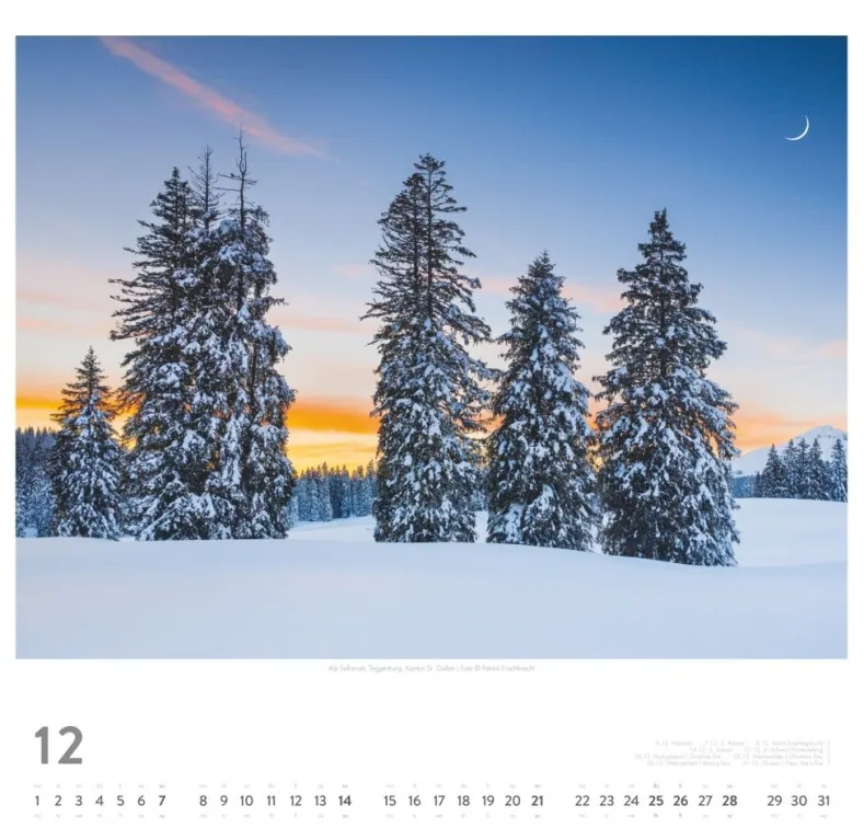 Weingarten Die Schweiz Kalender 2025