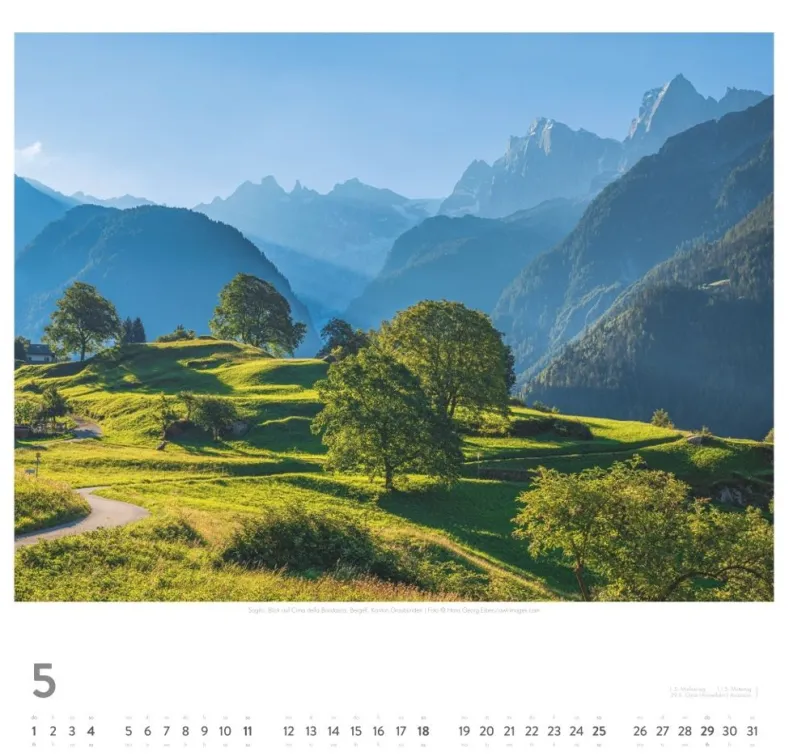 Weingarten Die Schweiz Kalender 2025