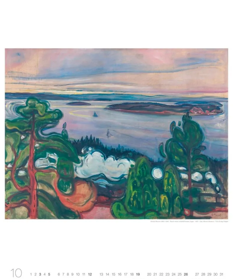 Weingarten Edvard Munch Edition Kalender 2025
