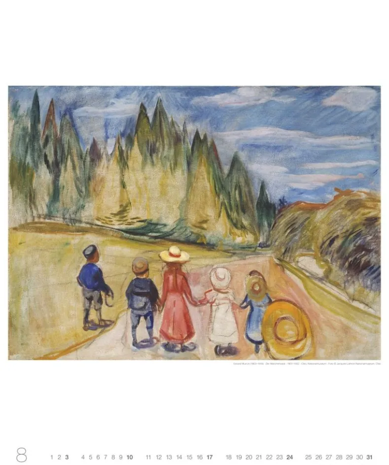 Weingarten Edvard Munch Edition Kalender 2025