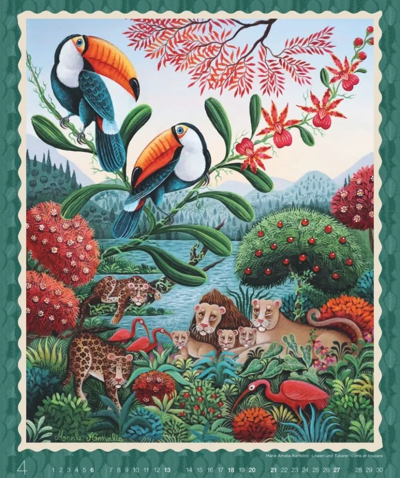 Weingarten Exotische Garten Edition Kalender 2025