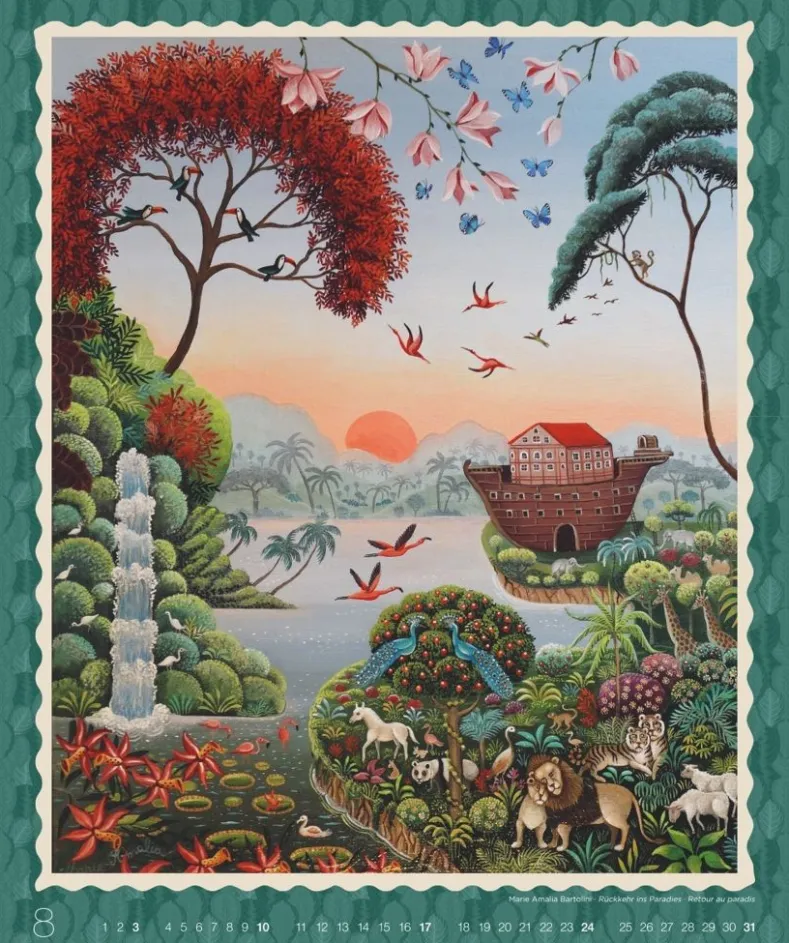 Weingarten Exotische Garten Edition Kalender 2025