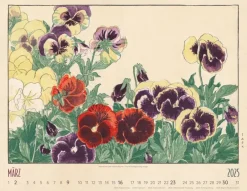Weingarten Flower Art Kalender 2025
