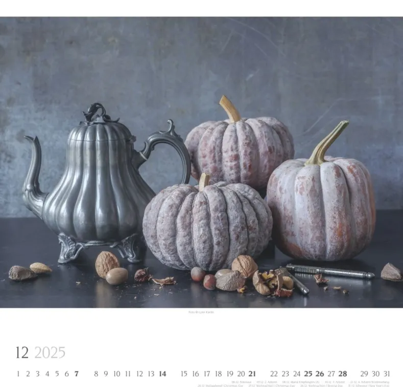 Weingarten Food Stills Lynn Karlin Kalender 2025
