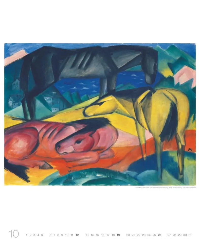 Weingarten Franz Marc Edition Kalender 2025