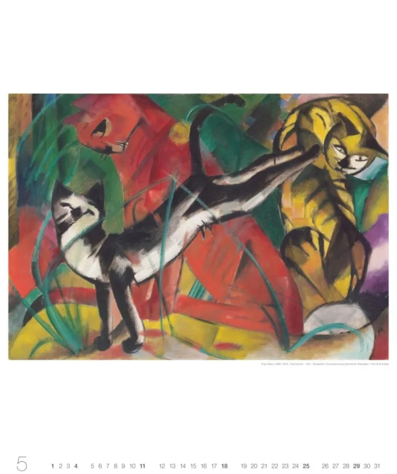 Weingarten Franz Marc Edition Kalender 2025