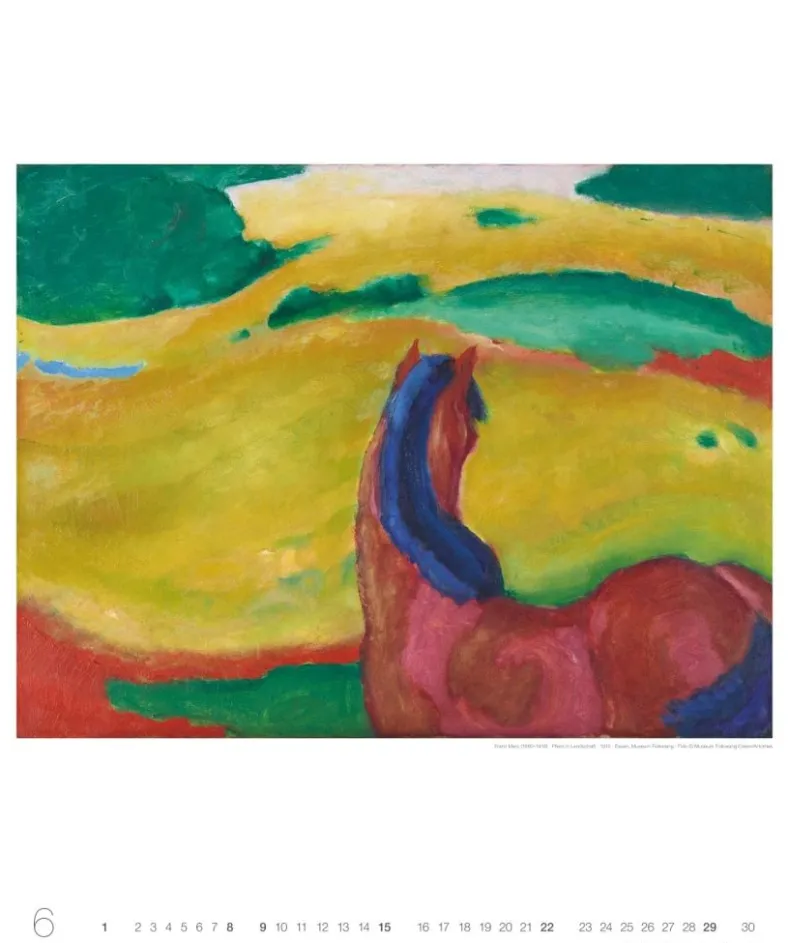 Weingarten Franz Marc Edition Kalender 2025