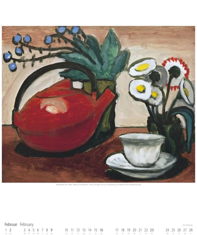Weingarten Gabriele Munter Kalender 2025