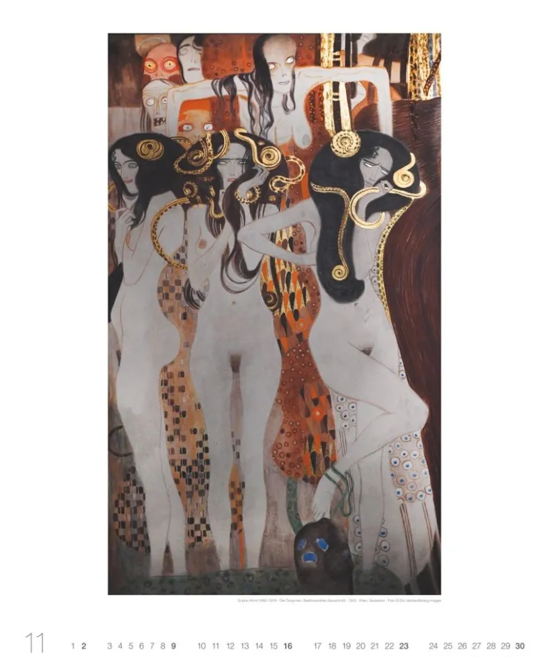 Weingarten Gustav Klimt Edition Kalender 2025