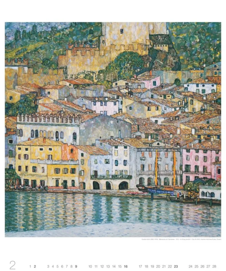 Weingarten Gustav Klimt Edition Kalender 2025