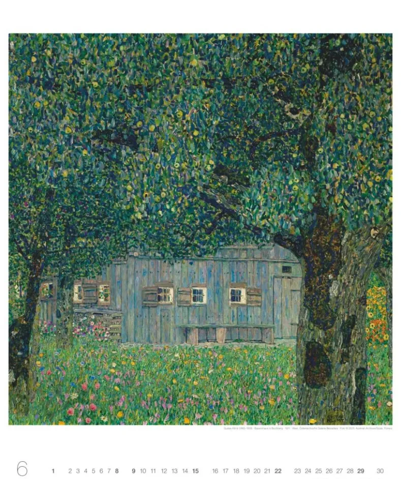 Weingarten Gustav Klimt Edition Kalender 2025