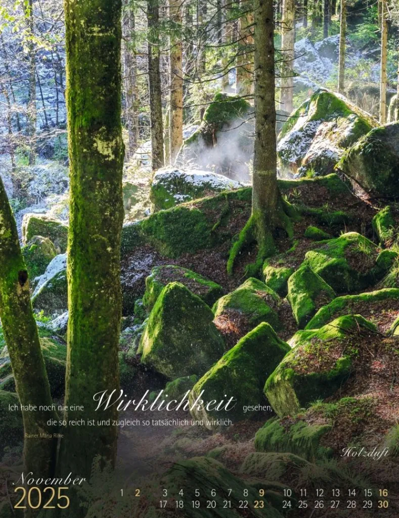 Weingarten Heimische Walder Kalender 2025