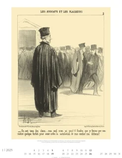 Weingarten Honore Daumier: Die Juristen Kalender 2025