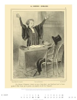 Weingarten Honore Daumier: Die Juristen Kalender 2025
