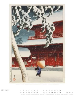 Weingarten Japan Art Kalender 2025