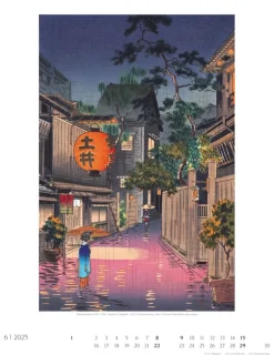 Weingarten Japan Art Kalender 2025