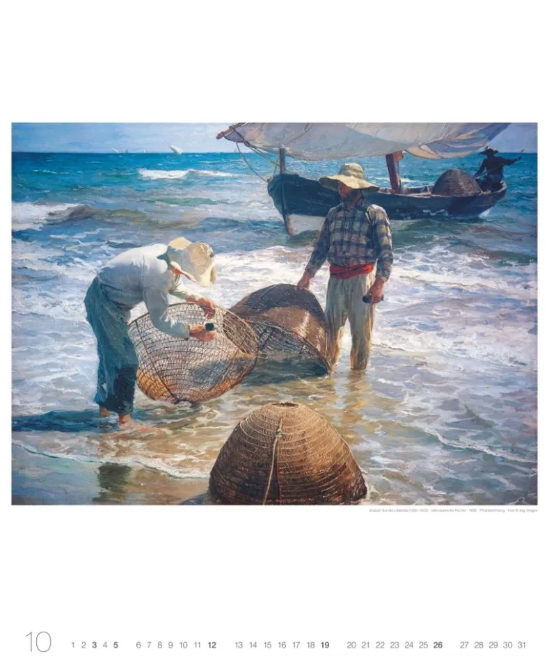 Weingarten Joaquin Sorolla Edition Kalender 2025