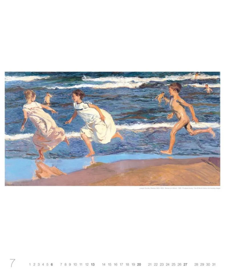 Weingarten Joaquin Sorolla Edition Kalender 2025