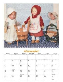 Weingarten Kathe Kruse Puppen Kalender 2025