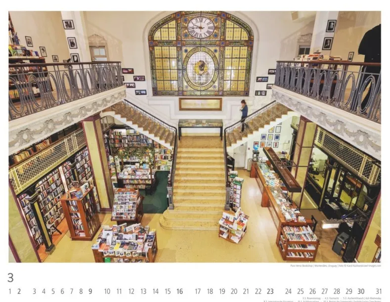 Weingarten Lieblings-Buchhandlungen Kalender 2025